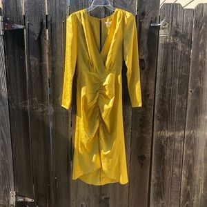 New Golden Snakeskin Midi Dress